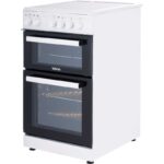 Altimo CETC502W Cocina de doble cavidad 500 mm con placa cerámica – Blanca - Imagen 2