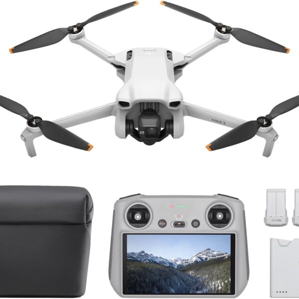 DJI Mini 3 Fly More Combo con mando DJI RC (Blanco)