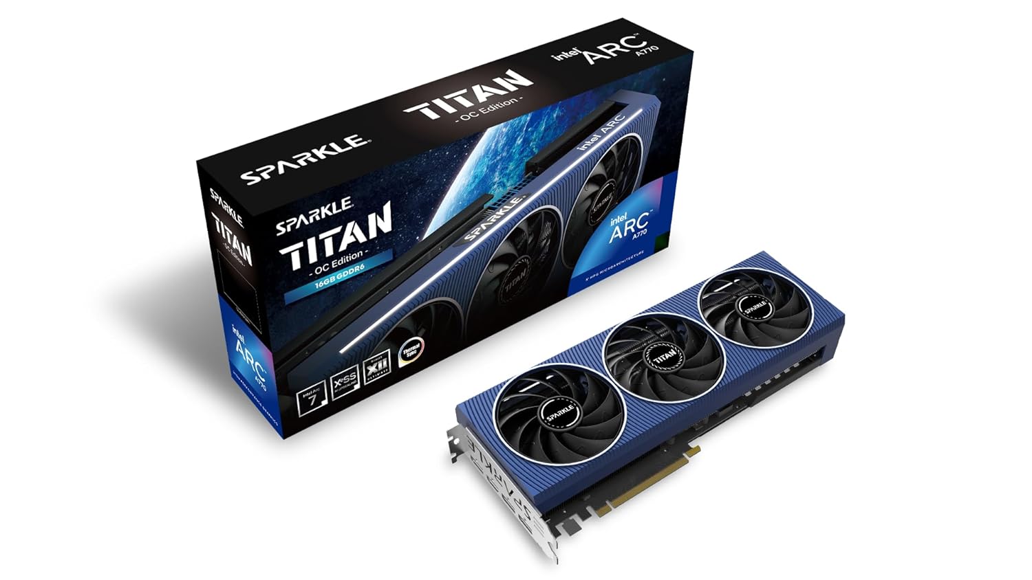 718iPZiuJML._SL1500_.jpg Sparkle Intel Arc A770 TITAN OC Edition 16GB GDDR6 - Imagen 1