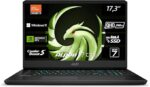 MSI Laptop 17.3'' (AMD Ryzen 7, 8 GB RAM, 1 TB SSD, NVIDIA RTX 3050)