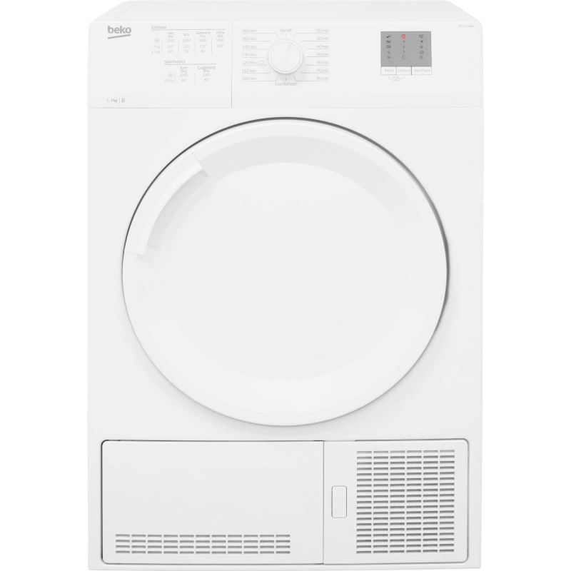 BEK-DTGCT7000W-A_800x800 Beko DTGCT7000W Secadora por condensación 7 kg – Blanca - Imagen 1