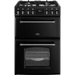 Belling MRAFHOUSE60DFBLK Cocina Mini Range de doble combustible – Negra