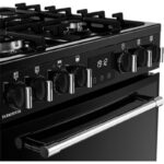 Belling MRAFHOUSE60DFBLK Cocina Mini Range de doble combustible – Negra - Imagen 2