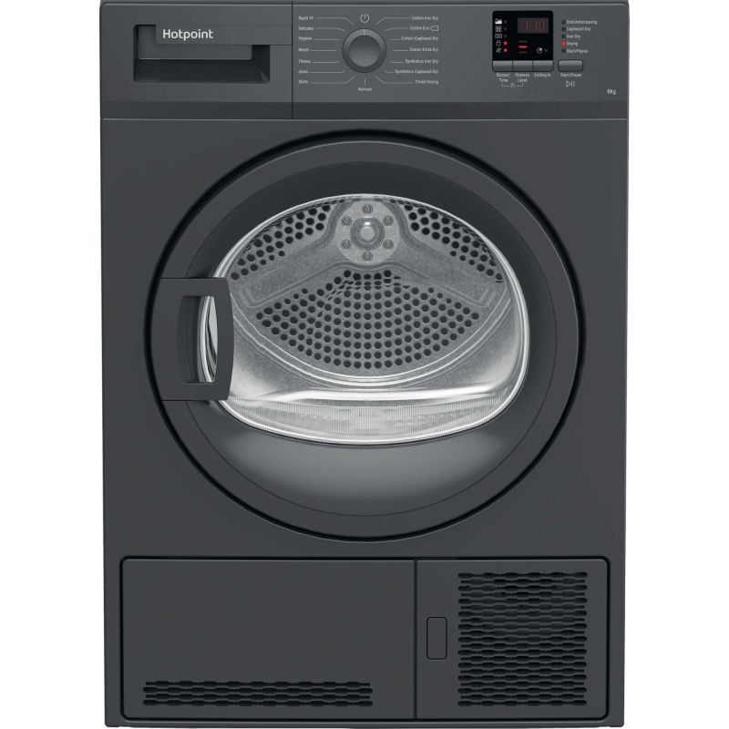 HOT-CHDC82GGGDUK-A_800x800 Hotpoint CHDC82GGGDUK Secadora por condensación 8 kg – Grafito - Imagen 1