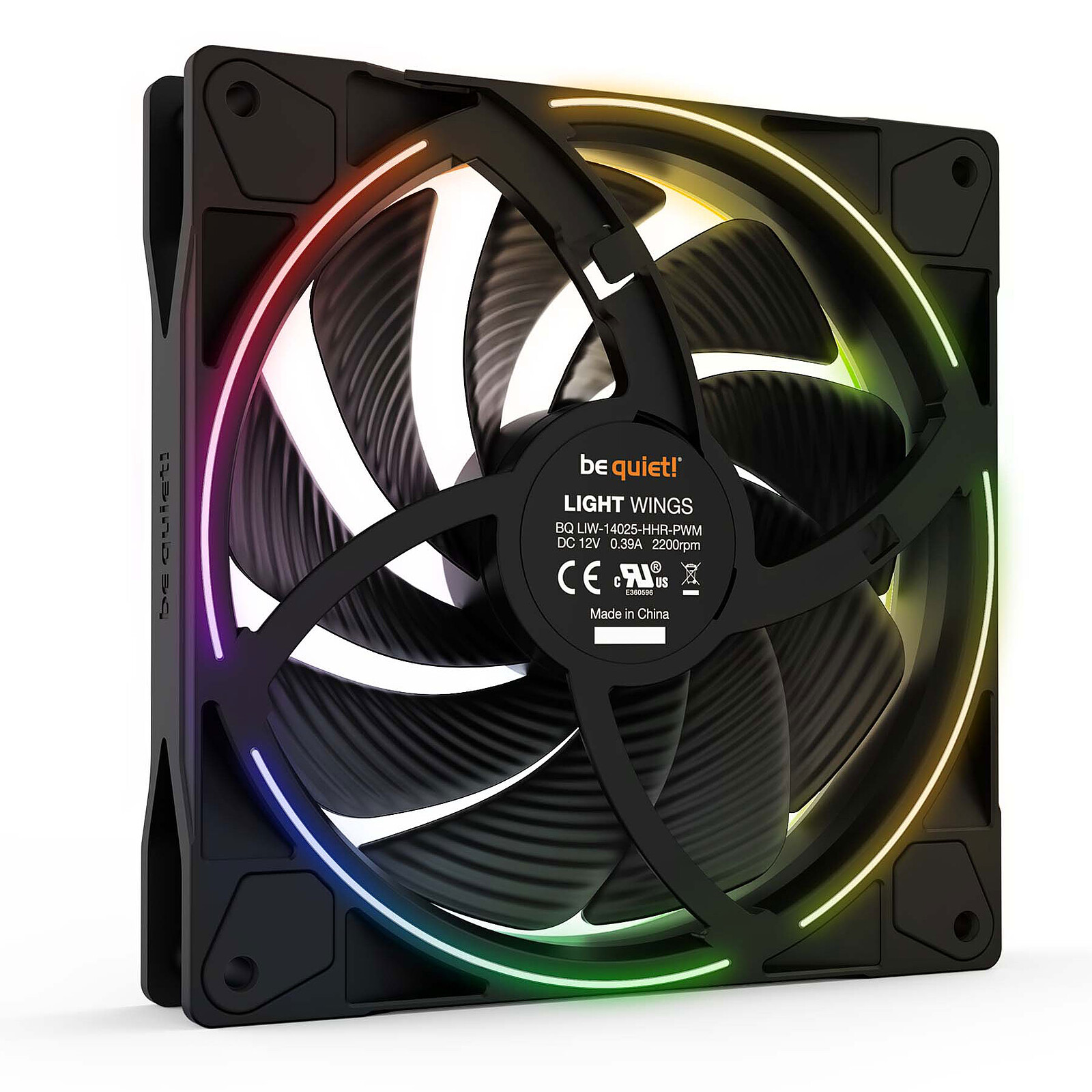 LD0005951233.jpg be quiet! Light Wings 140 mm PWM High Speed ARGB (triple pack - Imagen 1