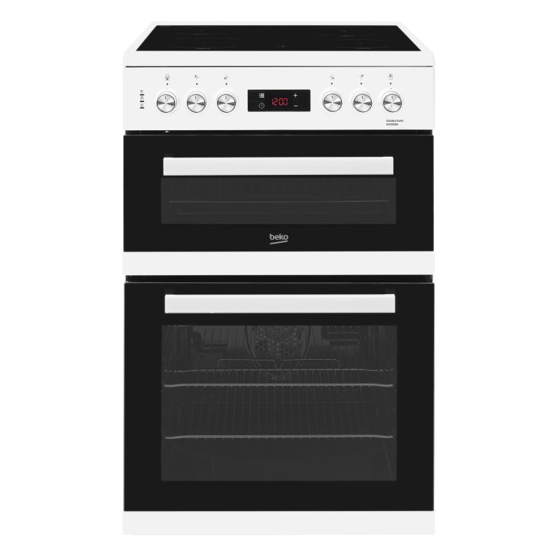 bek-kdc653wYMQ6DxAfvNnsW_800x800 Beko KDC653W Cocina eléctrica cerámica de doble horno 60 cm – Blanca - Imagen 1