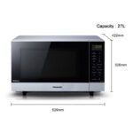 Panasonic NN‑SF464MBPQ Microondas flatbed 27 L — Plata - Imagen 3